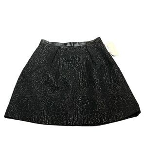 Artelier Nicole Miller Women’s Black Shimmer Skirt, Size 12, NWT